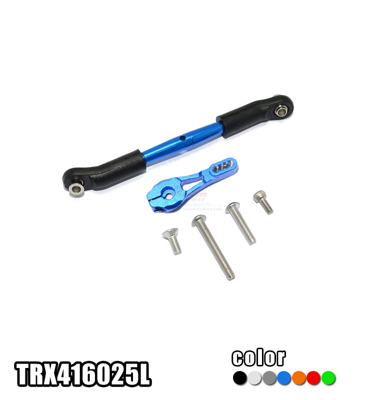 1/10 SCALE TRAXXAS TRX-4 82056-4 DEFENDER TRAIL CRAWLER ALLOY SERVO HORN 25T (4 POSITIONING HOLES) W. ADJUSTABLE STEERING LINK